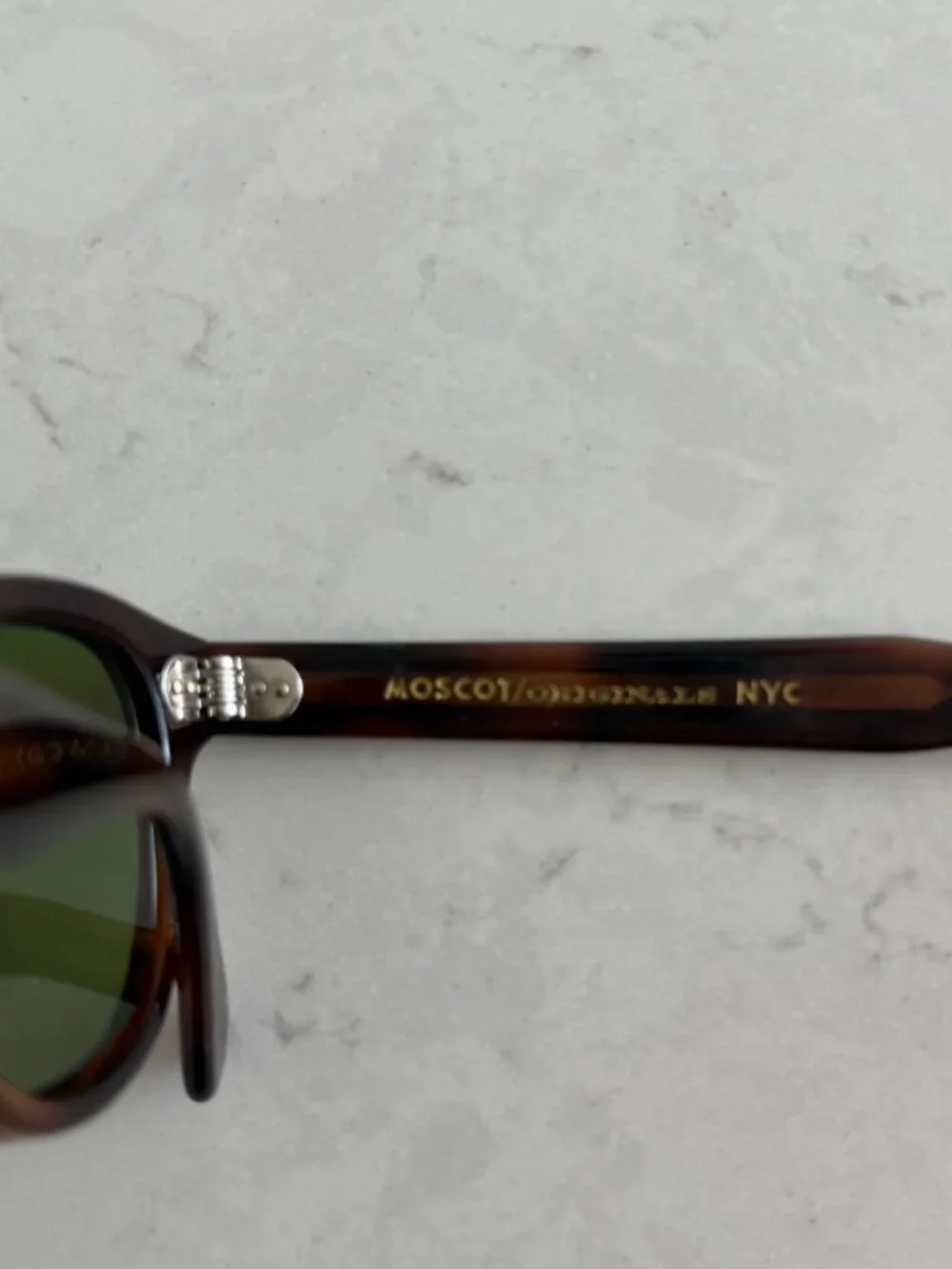 MOSCOT Lemtosh Sz 44mm Tobacco Authentic + Blue Green Amber Tinted Lens SetsNWOT